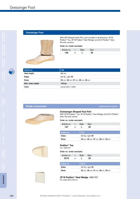 Prosthetics Lower Extremities - Kinetech Medical