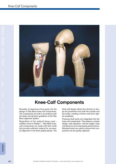 Prosthetics Lower Extremities - Kinetech Medical