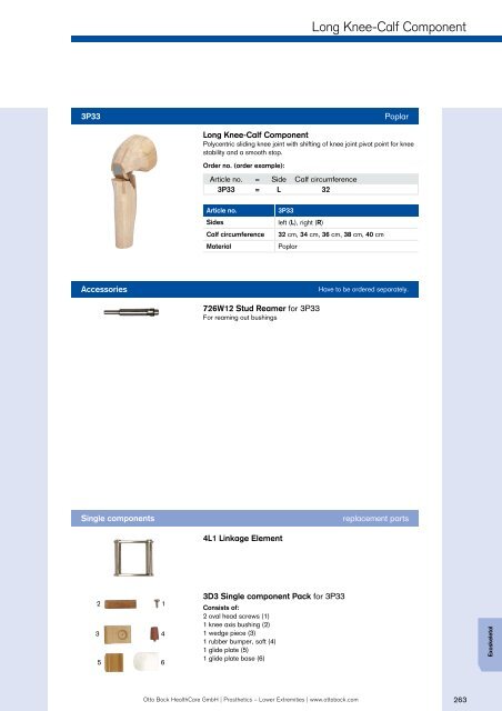 Prosthetics Lower Extremities - Kinetech Medical