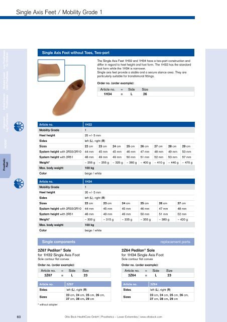 Prosthetics Lower Extremities - Kinetech Medical