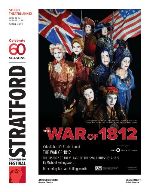 the war of 1812 Stratford Festival