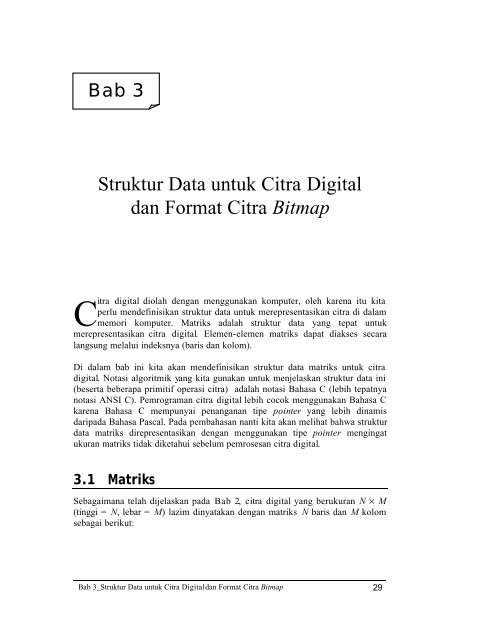 Bab-3_Struktur Data untuk Citra Digital