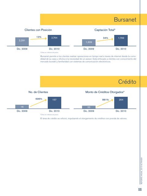 Reporte Anual 2010 - Actinver