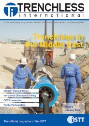 Trenchless in the Middle East - Trenchless International