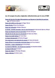 Les 16 recettes les plus originales.pdf - Seniorweb.ch