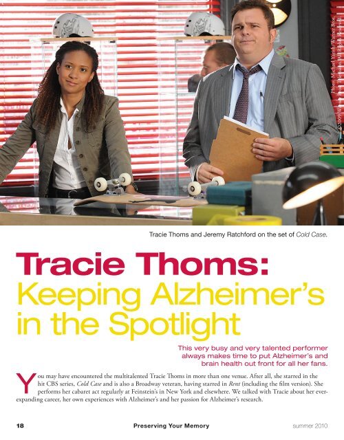 Tracie Thoms - Fisher Center for Alzheimer's Research Foundation