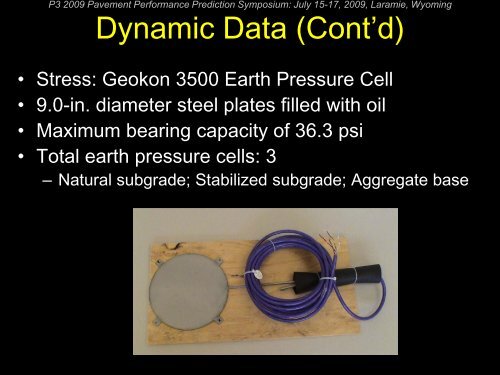 Data Collection and Performance Monitoring of an Instrumented ...