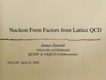 Nucleon Form Factors from Lattice QCD