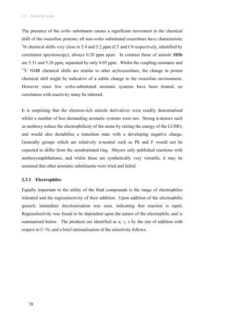 A Route to Carbasugar Analogues - Jonathan Clayden - The ...