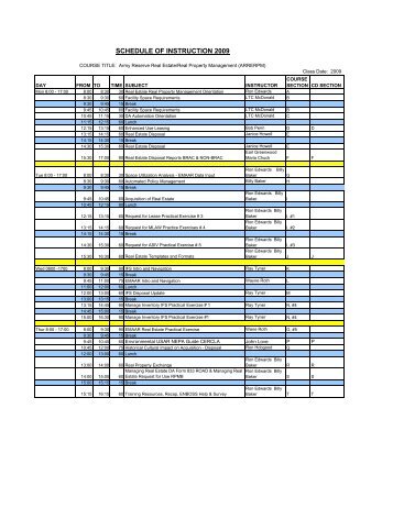 #.2 Schedule (Course) - ENBOSS Support