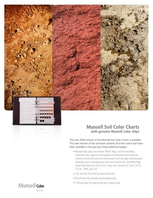 L10-412 soil_colorchart.indd - Munsell Color Store