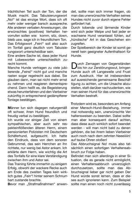 Heft 1/2010 - bei Hunde-logisch.de