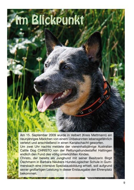 Heft 1/2010 - bei Hunde-logisch.de