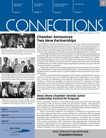 Chamber Announces Two New Partnerships - West Shore Chamber ...
