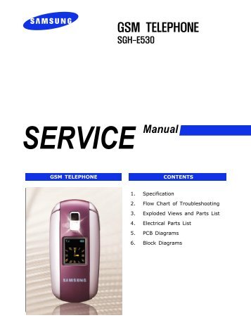 Samsung SGH-E530 service manual.pdf