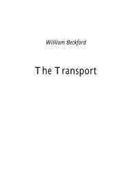 The Transport - The William Beckford Website