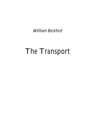 The Transport - The William Beckford Website