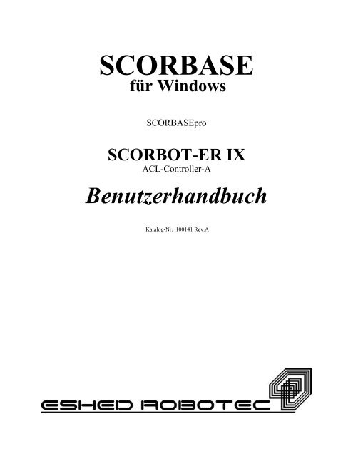 SCORBASE fÃ¼r Windows - Intelitek Downloads