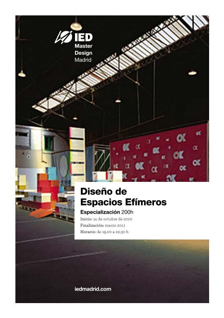 Diseño de Espacios Efímeros - IED Madrid