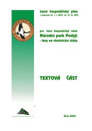 TextovÃ¡ ÄÃ¡st LHP - NÃ¡rodnÃ­ park PodyjÃ­