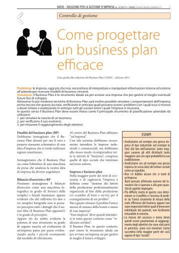 Guida redazione business plan