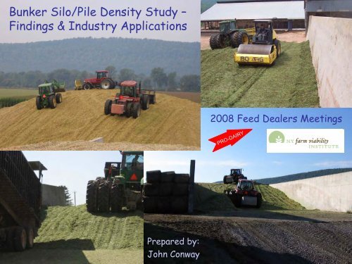 Bunker Silo/Pile Density Study Ã¢Â€Â“ Findings & Industry Applications