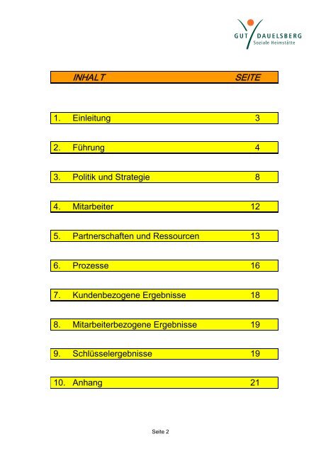 Qualitätsbericht 2005 - Bezirksverband Oldenburg