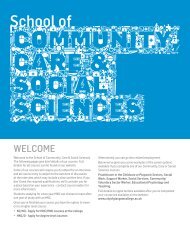 Community, Care and Social Sciences - City of Glasgow College