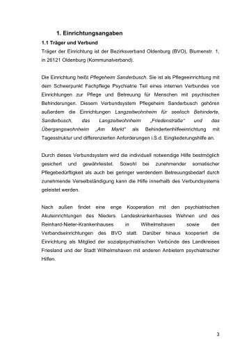Wohnbereich 4 und 5 PHS - Bezirksverband Oldenburg