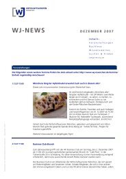 Newsletter der Wirtschaftsjunioren MÃƒÂ¼nchen - Dezember 2007