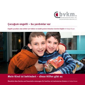 bu yardÄ±mlar var Mein Kind ist behindert â diese Hilfen gibt es - bvkm.