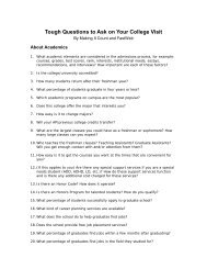 Tough Questions to Ask on Your College Visit - Making It Count