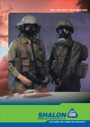 NBC MILITARY RESPIRATORS - Shalon Chemical Industries