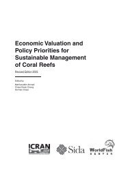 Economic Valuation and Policy Priorities for ... - NODC - NOAA