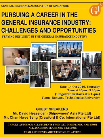 pursuing a career in the general insurance industry: challenges and ...