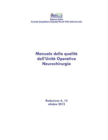 Manuale per l'accreditamento dell'UnitÃ  Operativa dell'Azienda ...