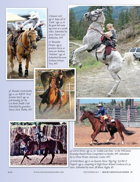 RMR's Kids & Horses 2011 - Rocky Mountain Rider Magazine