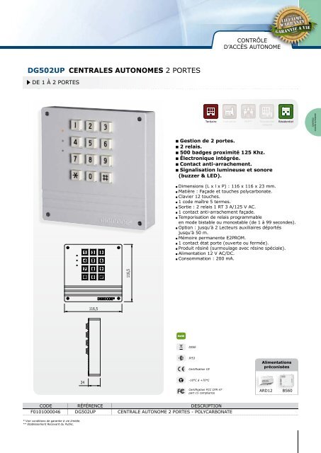 03-CDVI-controle-acc.. - AMS Technologies