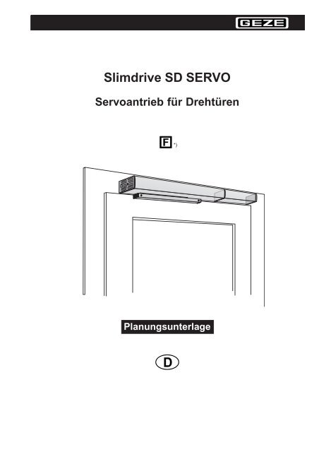 Slimdrive SD SERVO - Herling Baubeschlag GmbH