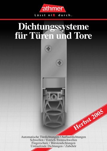 Dichtungssysteme für Türen und Tore