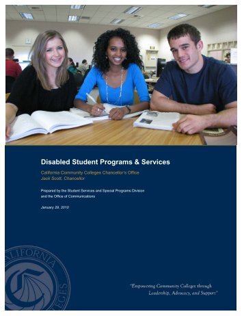 Disabled Student Programs & Services - California Community ...