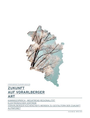 Tourismusmagazin „Zukunft auf Vorarlberger Art“