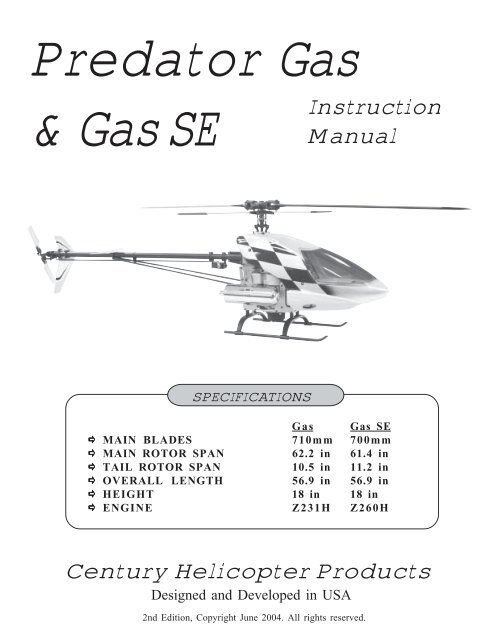 CN1303-4 Gas Predator Manual 2nd Edition