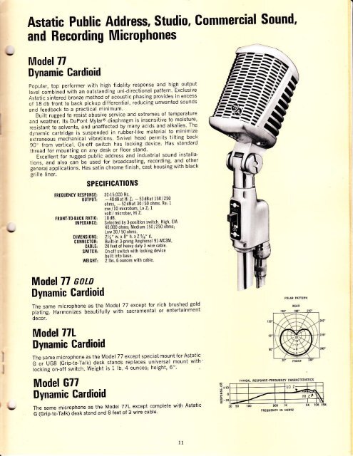 Astatic_Catalog_197 - Preservation Sound