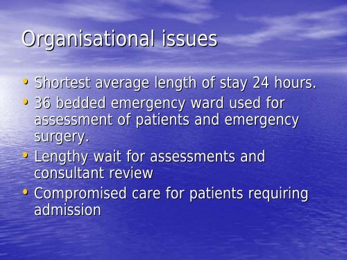 Surgical Triage Unit Royal Blackburn Hospital. - NHS North West