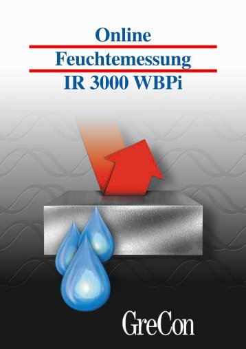 Online Feuchtemessung IR 3000 WBPi - GreCon