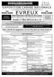 EVREUX - Société Centrale Canine