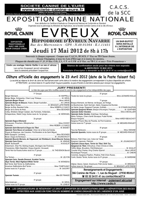 EVREUX - Société Centrale Canine