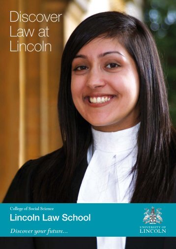 Lincoln Law School Magazine (PDF) - University of Lincoln