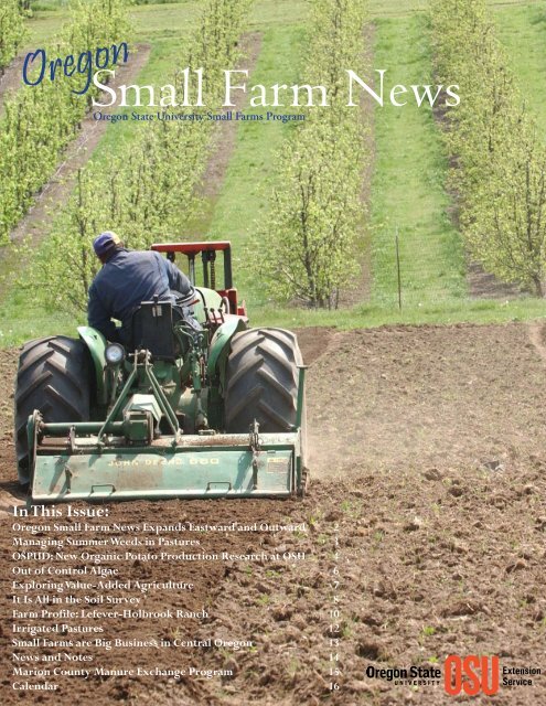 Small Farm News - Oregon Small Farms - Oregon State University